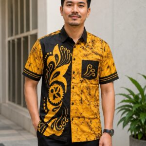 100% cotton Batik Shirt