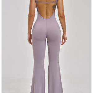 Fitness and Yoga wear  Body Suite with Back Strips