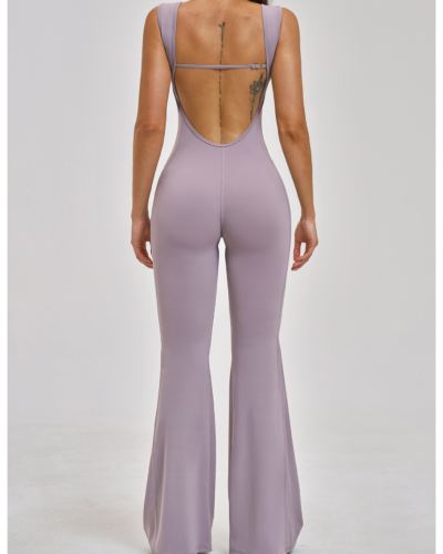 Fitness and Yoga wear  Body Suite with Back Strips